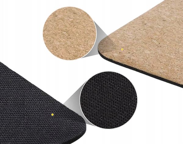 CORK YOGA MATTA ANTI-SLIP MED ELEFANTMÖNSTER FÖR TRÄNINGSGUMMI