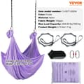 Miniatyrbillede 2 af 2: Aerial Yoga Hængekøje Sæt, 1000 kg Vægtkapacitet, Anti-Gravity Øvelser, lilla 4x28m