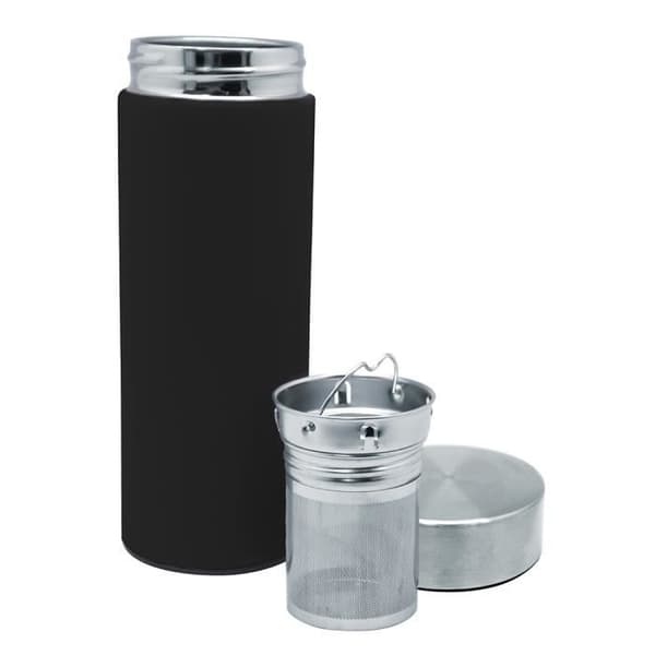 Termos - DUBBEL VÄGG - Stål - 300 ml - Svart - Isolering