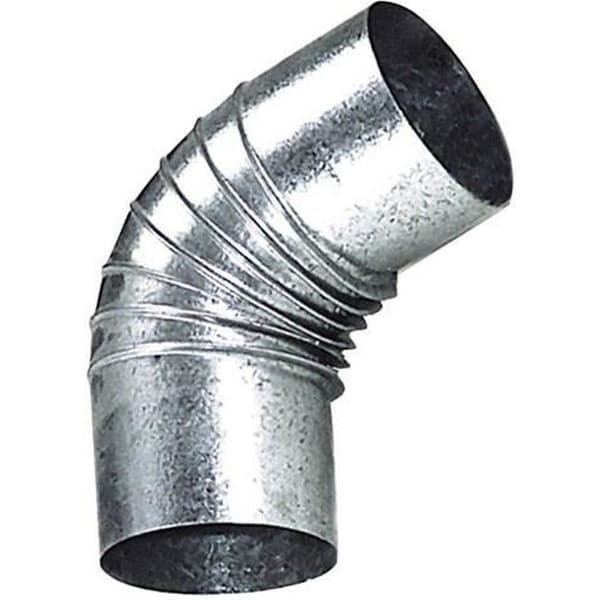 110 mm galvaniserad pannbåge 45