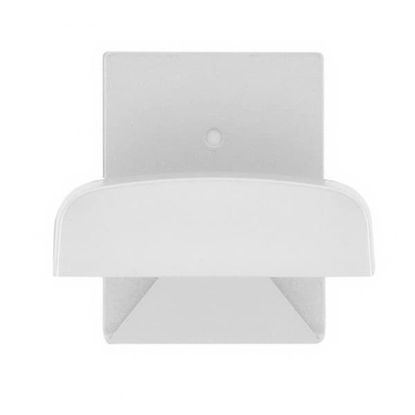 Colgador Percha Adhesivo ORYX - Acero Inoxidable - Color Blanco - Base 40x53mm - Percha 54mm
