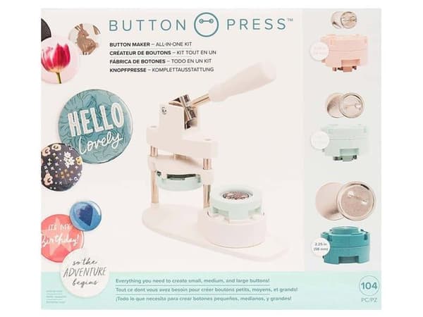 Accessoarer tillverkade hemma - delar tillverkade hemma We R Memory Keepers - 661104 - ton Press Bundel, vit