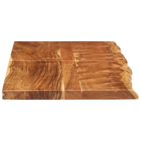 vidaXL Topplate til baderomsmøbler heltre akasie 140x52x3,8 cm