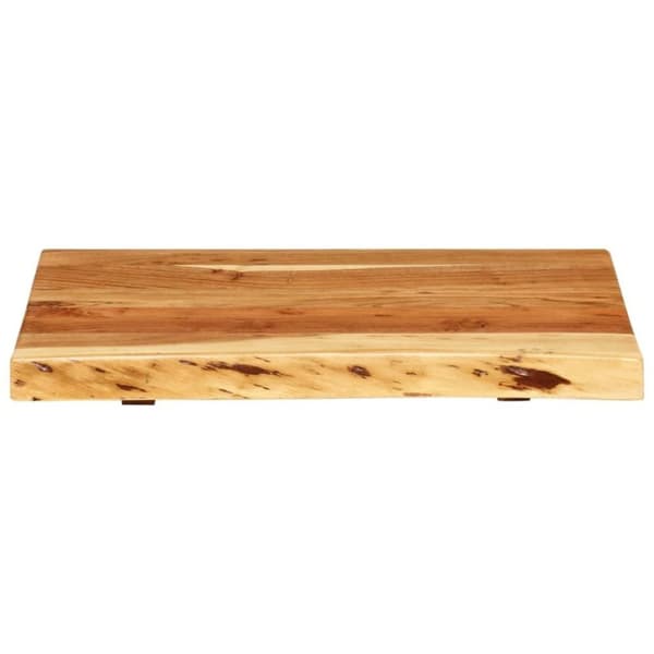 vidaXL Bänkskiva för badrum massivt akaciaträ 58x52x3,8 cm