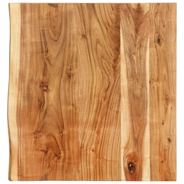 vidaXL Bänkskiva för badrum massivt akaciaträ 58x52x3,8 cm