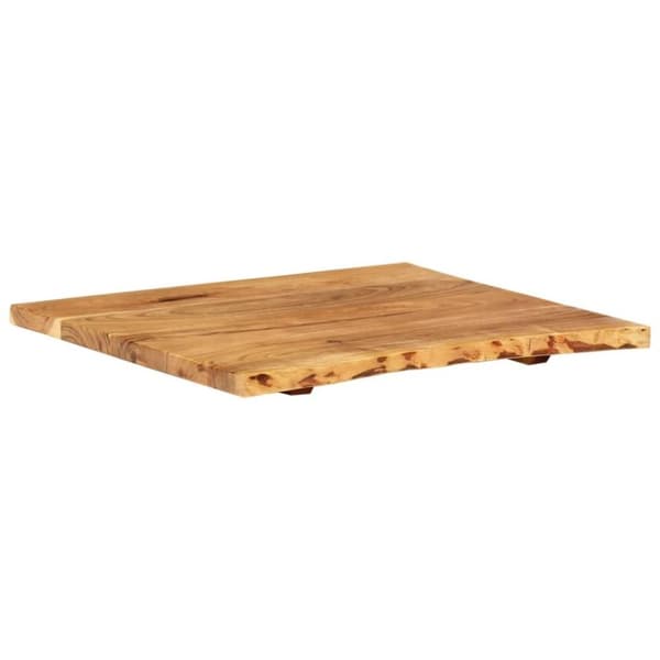 vidaXL Kylpyhuoneen peilipöydän levy täysi akaasiapuu 58x52x2,5 cm