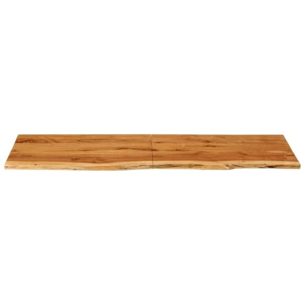 vidaXL bordplade til toiletbord 140x52x2,5 cm massivt akacietræ