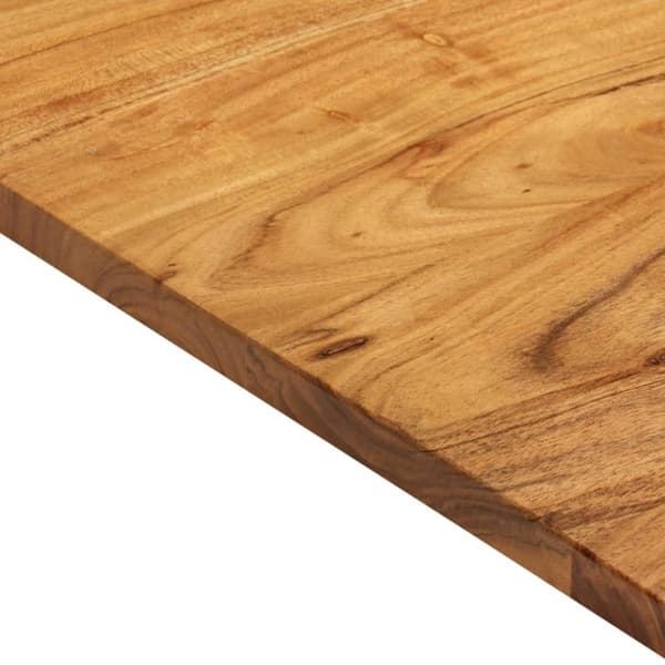 vidaXL bordplade til toiletbord 140x52x2,5 cm massivt akacietræ