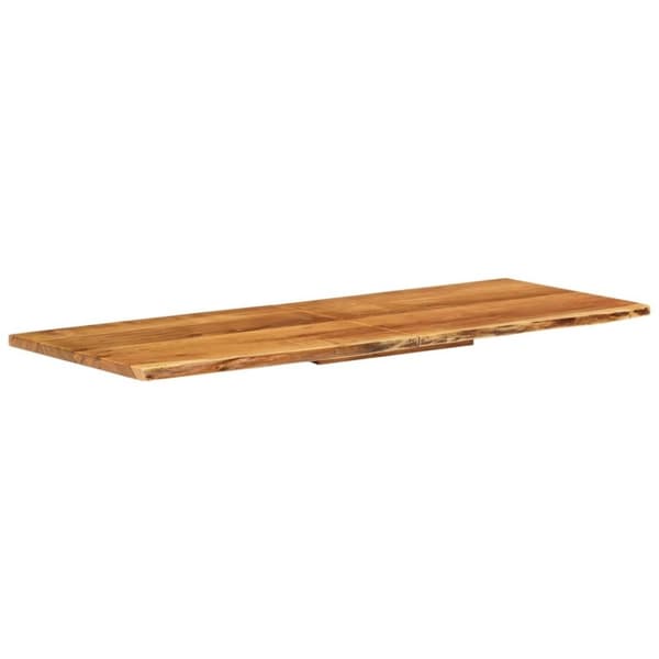 vidaXL bordplade til toiletbord 140x52x2,5 cm massivt akacietræ