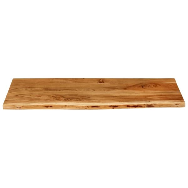 vidaXL bordplade til toiletbord 114x52x2,5 cm massivt akacietræ