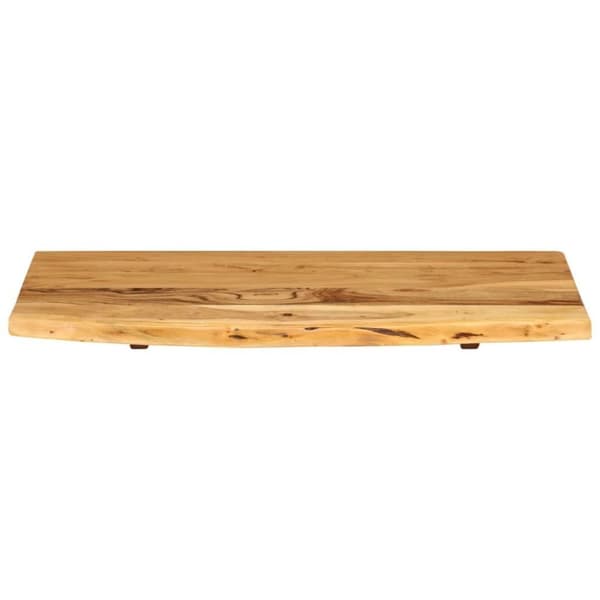 vidaXL bordplade til toiletbord 80x52x2,5 cm massivt akacietræ