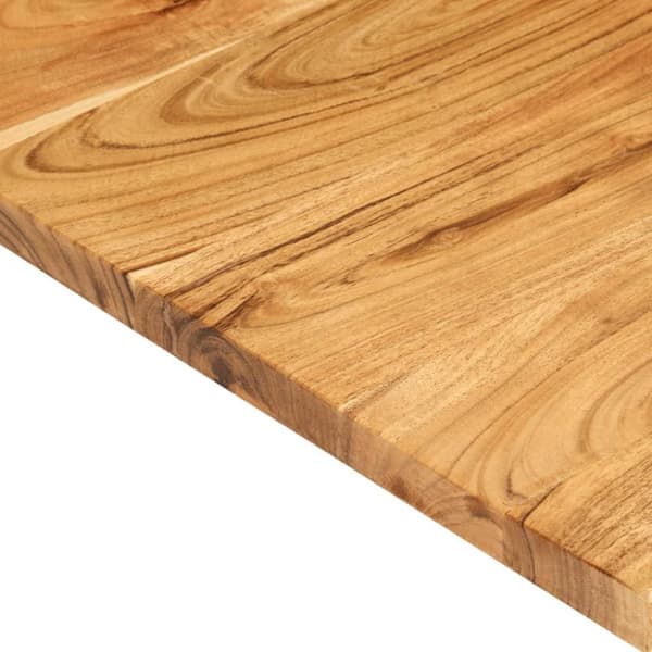 vidaXL bordplade til toiletbord 80x52x2,5 cm massivt akacietræ