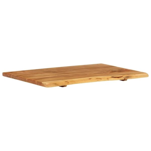 vidaXL bordplade til toiletbord 80x52x2,5 cm massivt akacietræ