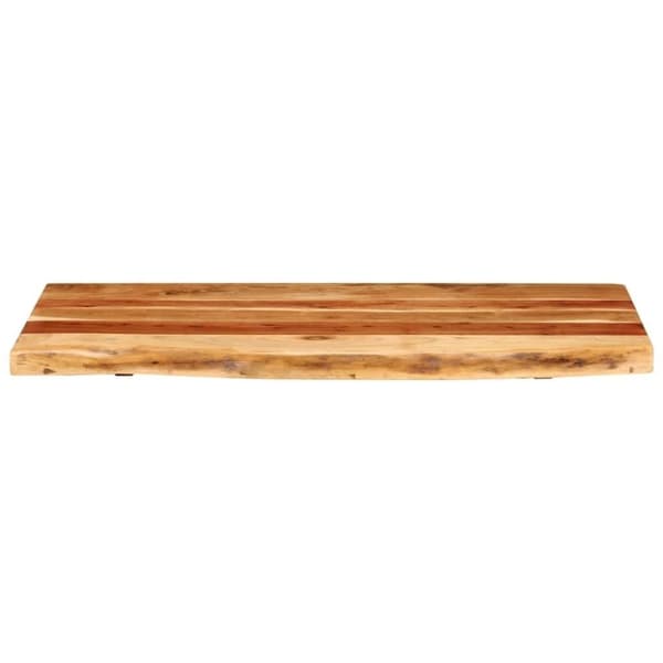 vidaXL bordplade til toiletbord 100x52x3,8 cm massivt akacietræ
