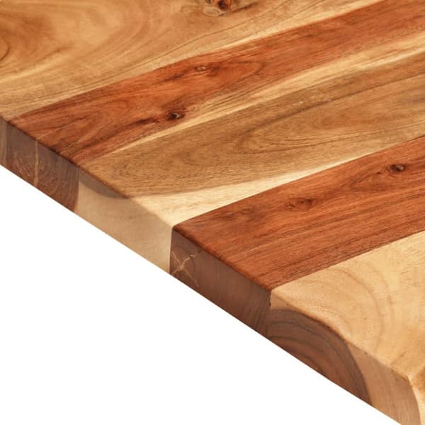 vidaXL bordplade til toiletbord 100x52x3,8 cm massivt akacietræ
