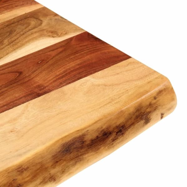 vidaXL bordplade til toiletbord 100x52x3,8 cm massivt akacietræ