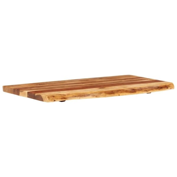 vidaXL bordplade til toiletbord 100x52x3,8 cm massivt akacietræ