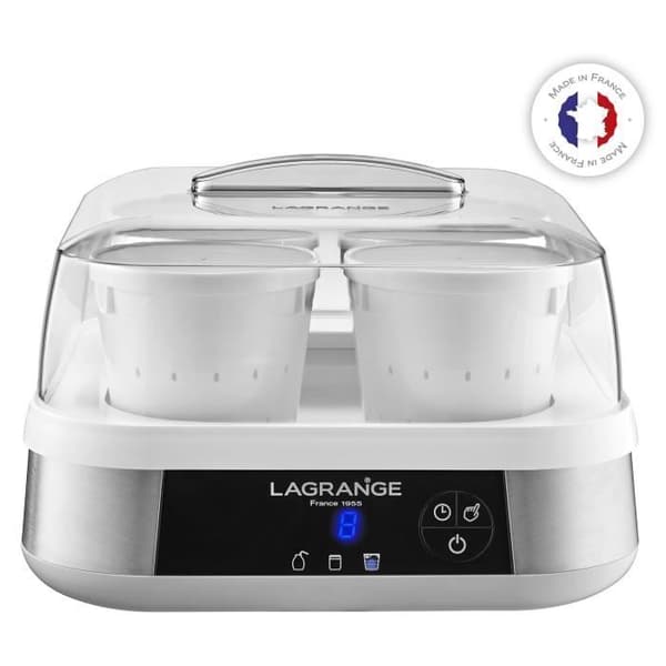 LAGRANGE 459601 LIGNE Yoghurtmaskin-ostmakare - 18 W - Inox