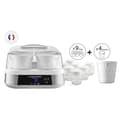 Miniatyrbild 4 av 6: LAGRANGE 459601 LIGNE Yoghurtmaskin-ostmakare - 18 W - Inox