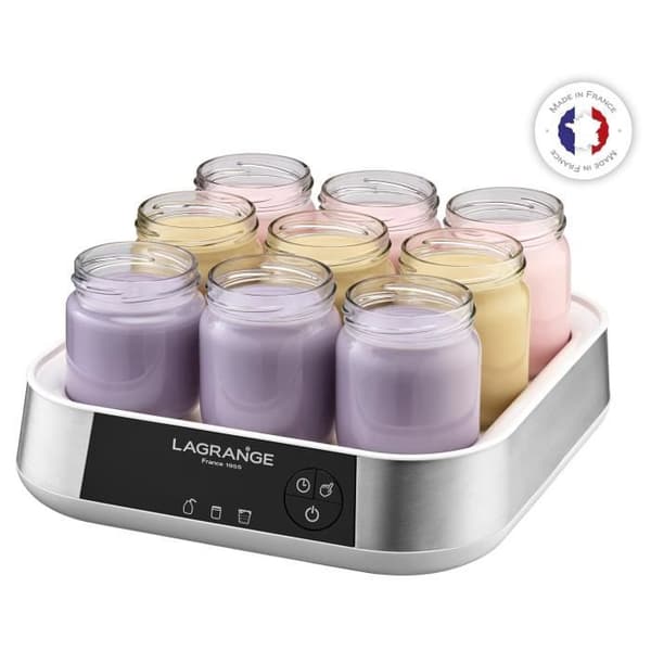 LAGRANGE 459601 LIGNE Yoghurtmaskin-ostmakare - 18 W - Inox