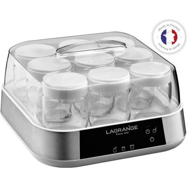 LAGRANGE 459601 LIGNE Yoghurtmaskin-ostmakare - 18 W - Inox