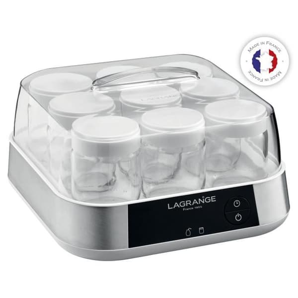 LAGRANGE 459001 LINE Yoghurt Maker - 18 W - Rostfritt stål