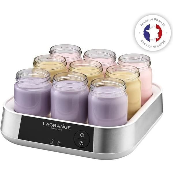 LAGRANGE 459001 LINE Yoghurt Maker - 18 W - Rostfritt stål