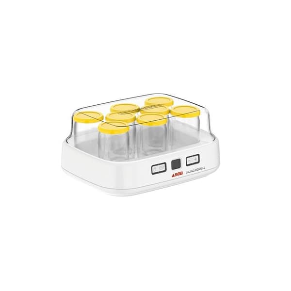 Yoghurtmaskin - SEB - YG500210 - 8 burkar à 125 ml - 1 burk med 1 L - 30 W