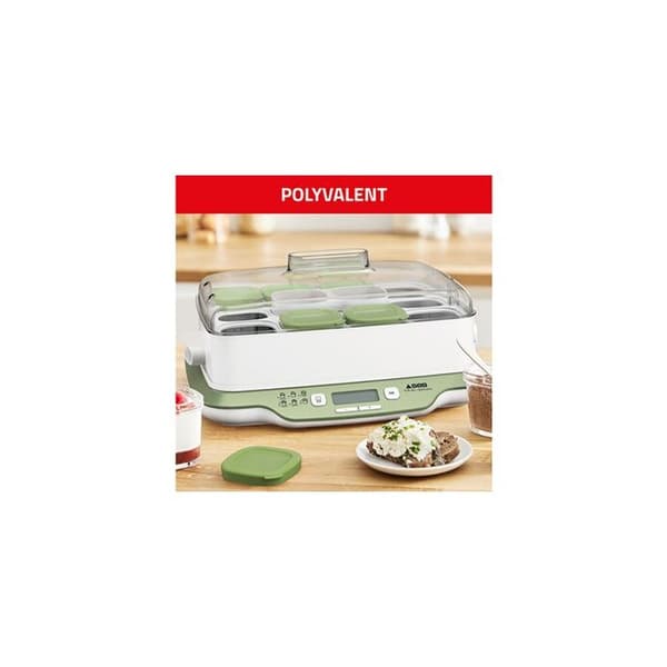 Yoghurtmaskin - SEB - YG661310 - 12 burkar - 600 Watt - Multi Délices Express &amp; Végétal