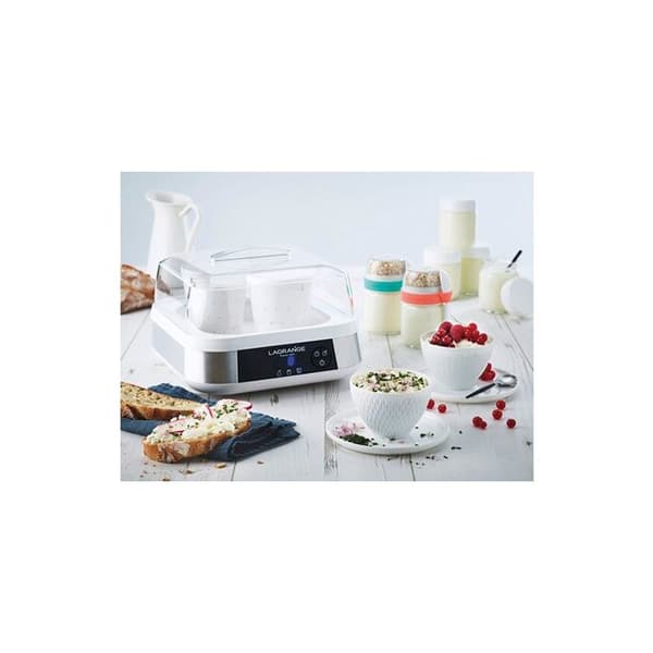 Yaourtière - Lagrange - 459605 - 9 potter om 185g - Kanna 1L - Programmerbar upp till 25h