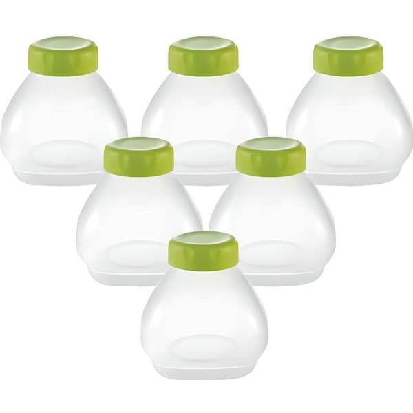 SET MED 6 FLASKAR + KAPSAR FÖR SEB YOGHURT MAKER - BVMPIECES