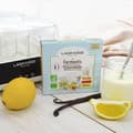 Miniatyrbild 2 av 3: Ferment för smaksatta yoghurts - Lagrange - Vanilj-Jordgubb-Citron - Ekologisk - 27 yoghurts per förpackning