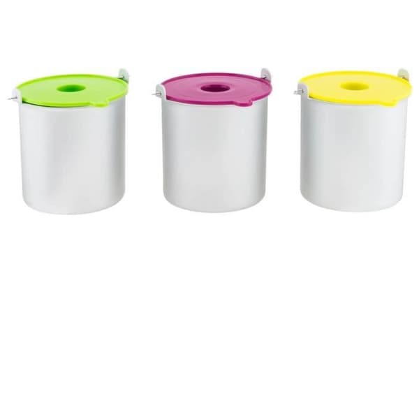 Set med 3 skålar för HF180 glassmaskin - H.KOENIG BO318 - Kapacitet 1L - Syra färger