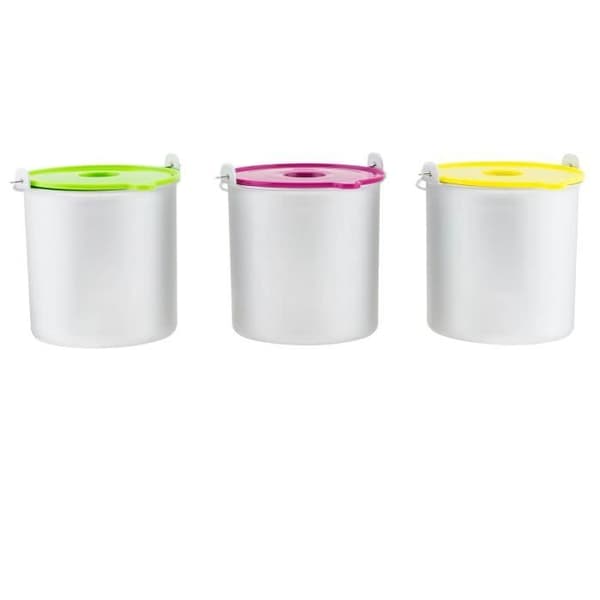 Set med 3 skålar för HF180 glassmaskin - H.KOENIG BO318 - Kapacitet 1L - Syra färger