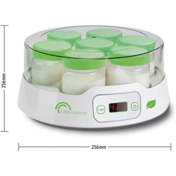 Yoghurtmaskin - LITTLE BALANCE - Digital - 7 burkar + 6 extra burkar