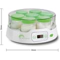 Miniatyrbild 4 av 6: Yoghurtmaskin - LITTLE BALANCE - Digital - 7 burkar + 6 extra burkar