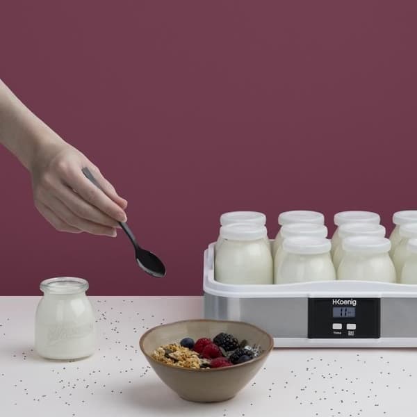 Yoghurtmaskin 12 burkar HKoeNIG
