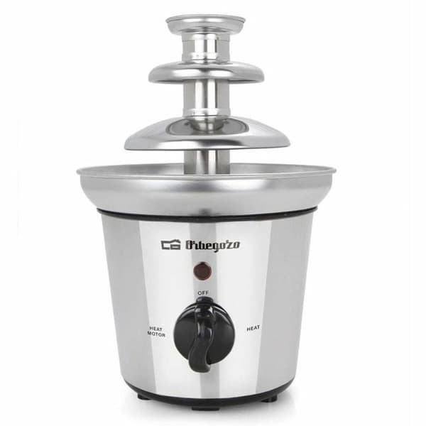 Chokolade fountain Orbegozo FCH 4000 Sølvfarvet Rustfrit stål 40 W