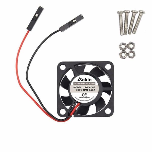 5V 0.2A Fläkt / Processorfläkt Raspberry Pi