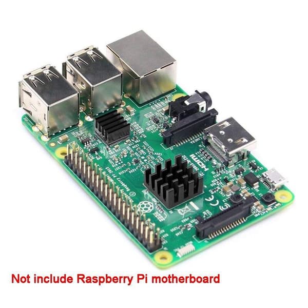 Kylflänsar Aluminium Raspberry Pi A m.fl.