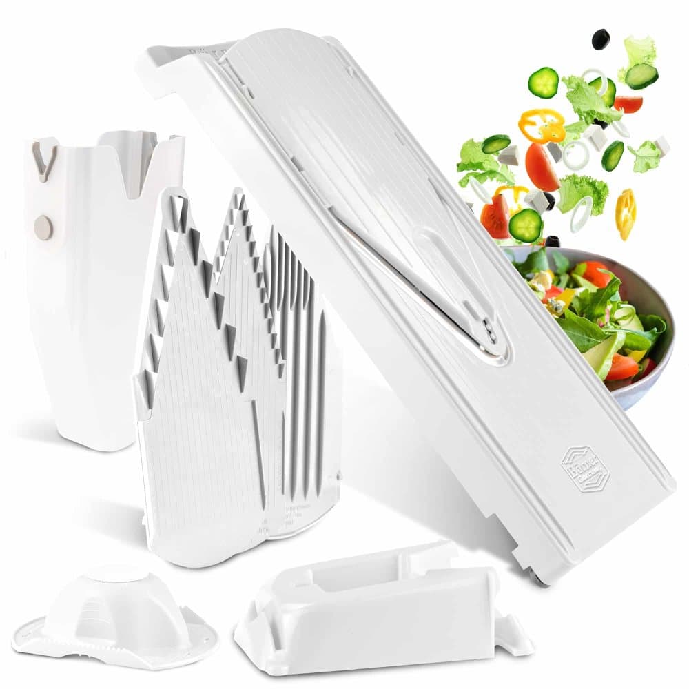 Borner V3 V-skärare professionellt set, gurkskärare, grönsaksskärare, grönsaksskärare, pommes fritesskärare