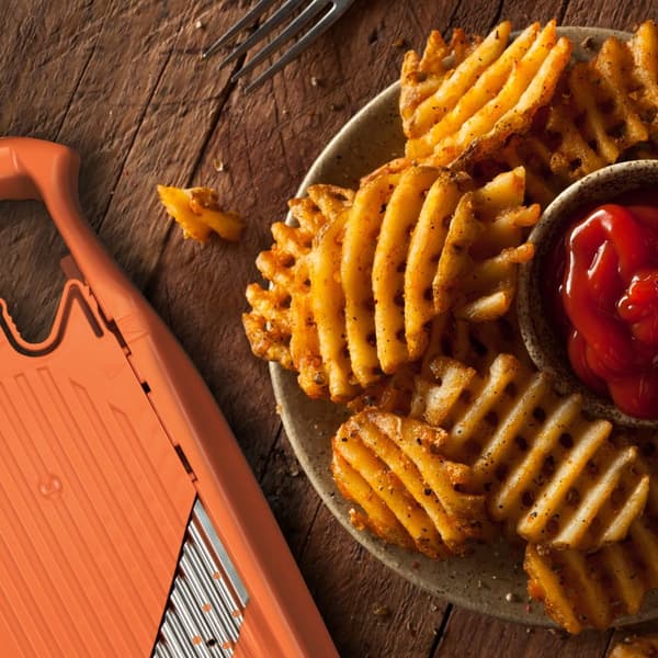 Borner Wave Waffle PowerLine vihannesleikkuri - BPA-vapaa aaltoleikkuri vohveli leikkuri vihannesleikkuri vihannesleikkuri