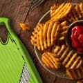 Miniatyrbillede 4 af 7: Borner Wave-Waffle Powerline grøntsagsskærer - BPA-fri bølgeskærer, vaffelskærer, grøntsagsskærer, grøntsagsskærer med frugtholder