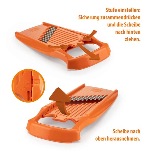 Borner Wave-Waffle Powerline grönsaksskärare - BPA-fri vågskärare, våffelskärare, grönsaksskärare, grönsaksskärare med frukthållare