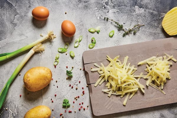 Borner Rösti Powerline rivjärn Swiss Rösti Grönsaksskärare Grönsaksrivjärn Kökshjälp Potatisfräs med frukthållare