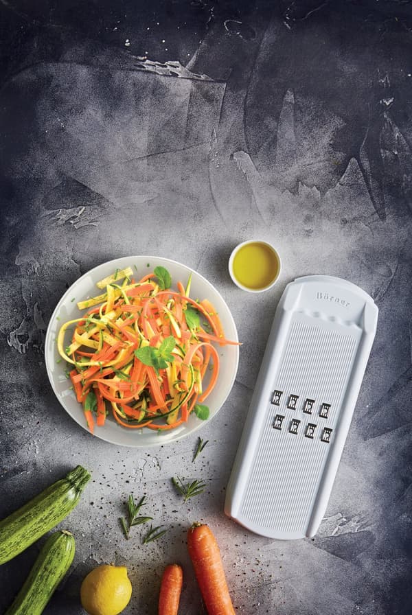 Borner Curly DesignLine - Raw Food Cutter - Grøntsagsstrimler og -chips