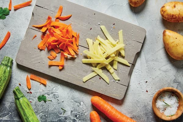 Borner Curly DesignLine - Raw Food Cutter - Grøntsagsstrimler og -chips