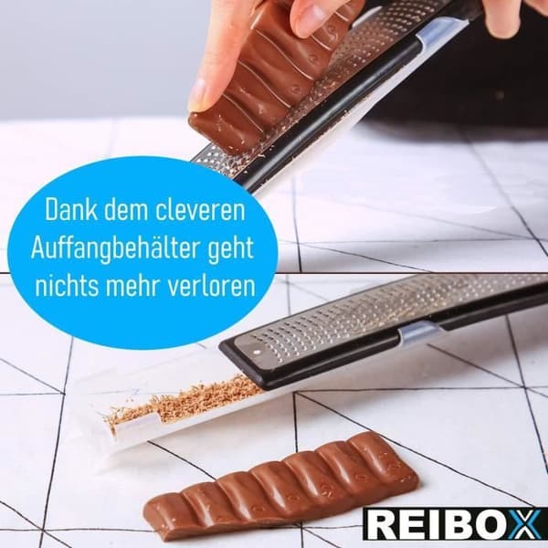 MAVURA ostriv »REIBOX Premium parmesan rivjärn ostskiva, rivjärn, för choklad ingefära ost citron