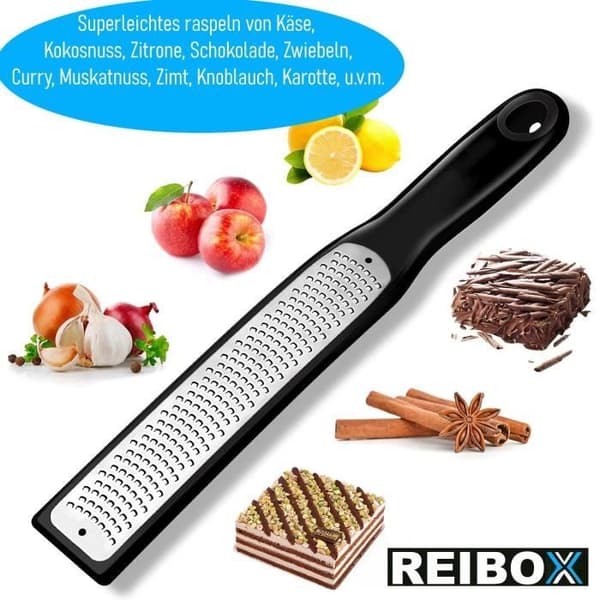 MAVURA ostriv »REIBOX Premium parmesan rivjärn ostskiva, rivjärn, för choklad ingefära ost citron
