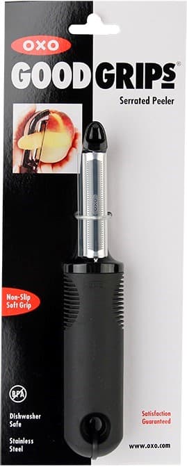 OXO-Simple sahalaitainen kuorima, musta, Good Grip